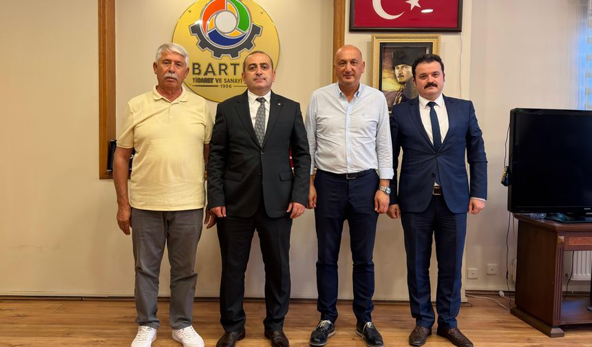 Halkbank Şube Müdürü Köktürk'ten Bartın TSO'ya Ziyaret