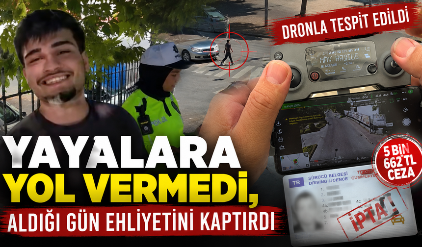 Türkiye’nin Konuştuğu Sürücü, Ehliyetini aldığı gün kaptırdı