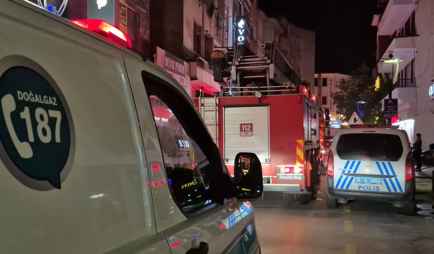 Bartın’da İş hanının tuvaletinde yangın