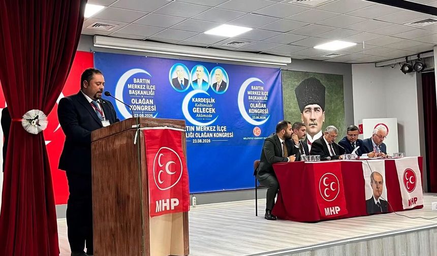 MHP Bartın Merkez İlçe Başkanlığı’nda görev değişimi