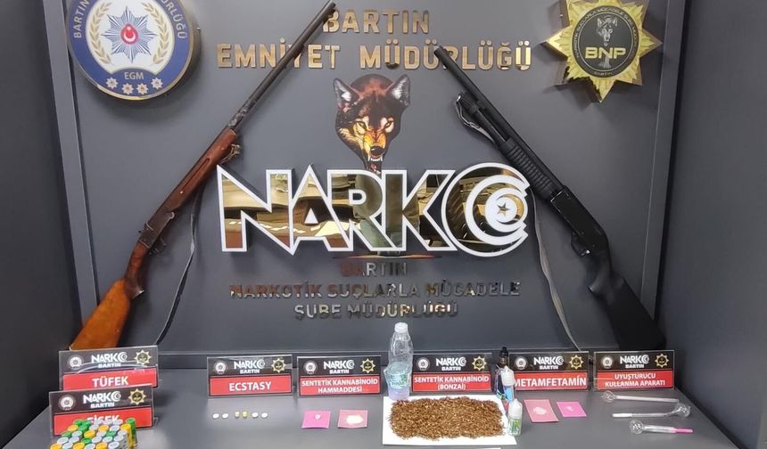 Bartın'da Şafak Operasyonu: 5 Gözaltı, 4 Şüpheli Aranıyor