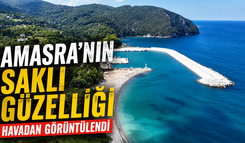 Amasra’nın Saklı Güzelliği Havadan Görüntülendi