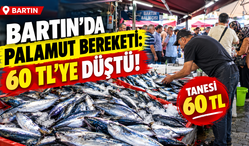 Bartın’da palamut bereketi: 60 TL’ye Düştü