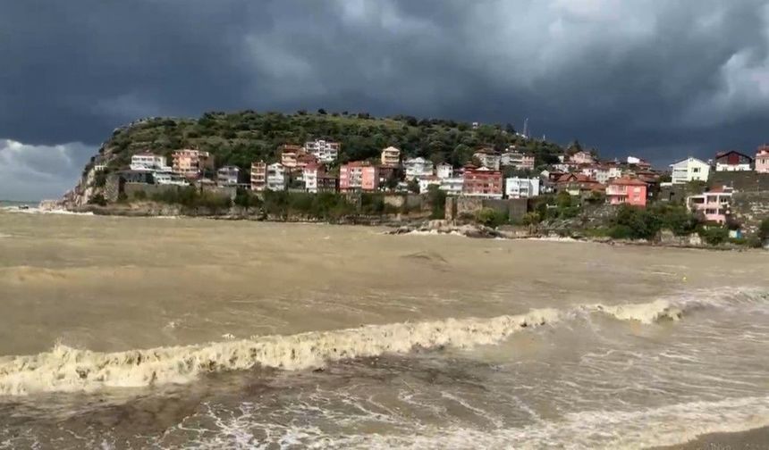 Amasra’da Bir Günde 4 Mevsim Yaşandı