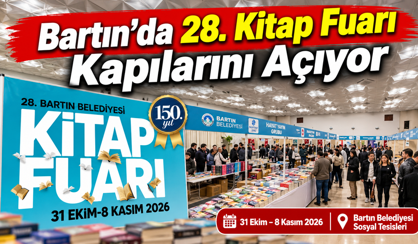 Bartın’da 28. Kitap Fuarı Kapılarını Açıyor