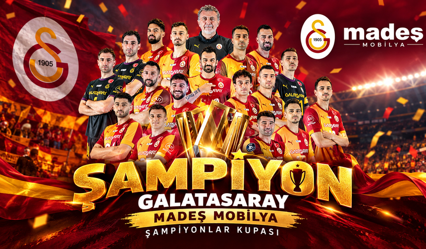 Bartınlı Madeş’in Sponsor Olduğu Galatasaray’dan Kupa Zaferi