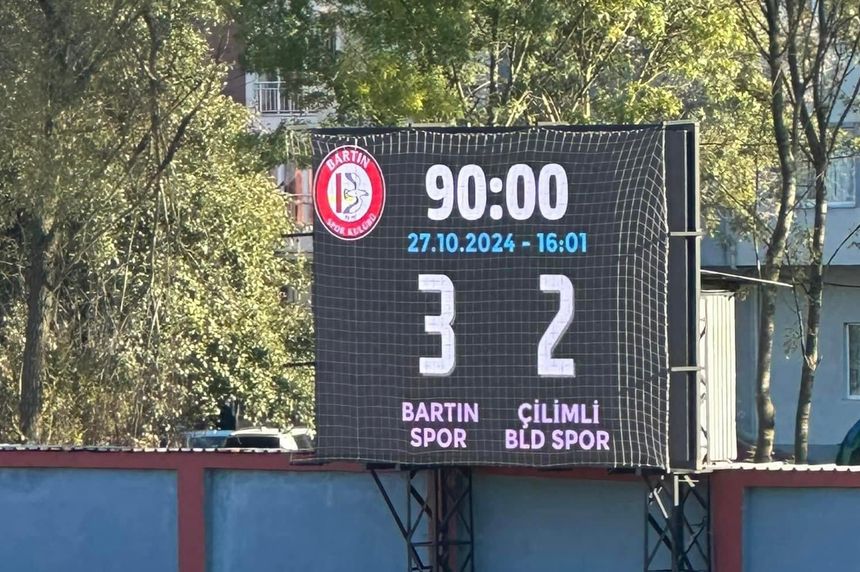 Bartınspor 3-2 Çilimli Belediyespor maç sonu